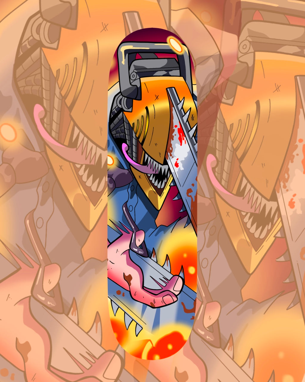 CHAINSAW MAN SKATE DECK
